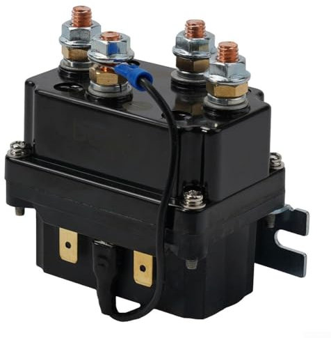 Zilimontt Relais solénoïde de treuil 24 V 250 A, contacteur de relais solénoïde de treuil pour ATV UTV SUV treuil 4 082,3 kg