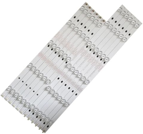 TVAAGHBCBR 12PCS LED Backlight Strip Compatible With Philips 48 TV BOEI480WU1 48PFF5081/T3 GC480M03 GC480M04 48pff5021/T3 GC48D11L-ZC21FG GC48D11R