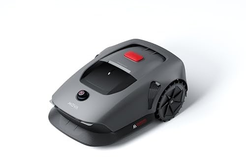 MOVA 600 Robot tosaerba configurazione senza fili, mappatura 3D-LiDAR fino a 600 m², superamento ostacoli intelligente, controllo via app, taglio a U, silenzioso, allarmi di sicurezza