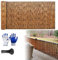 Canisse Bambou 1mX5m 1m50X5m 2mX5m Canisse en Roseau Naturel Clôture D'intimité pour Balcon Rouleau De Clôture en Roseau Brise Vue Jardin en Roseau Clôture Décorative pour Jardin
