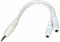 Waytex 21901 Adaptateur Splitter Jack 3.5 stéréo 1 mâle vers 2 femelles Répartiteur audio pour 2 écouteurs et casque audio