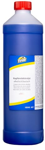 Kupferelektrolyt alkalisch (1000 ml) – unedle Metalle verkupfern, Kupfer