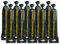 Folienkönig® 10 sacs de sable 25x100cm pour protection inondations, cordon de serrage, poignée, sac de silo, tissu monofil résistant aux UV