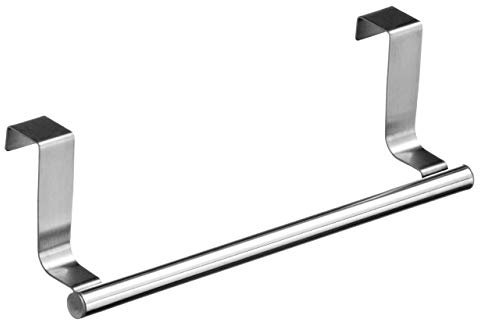 2 x Over Kitchen Cabinet Door Tea Hand Towel Rail Hanger Holder Storage 23cm New by E Trade