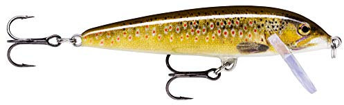 Rapala - Original Floater Angelköder - Angelzubehör aus Balsaholz - Süßwasser Spinnköder - Lauftiefe 0.9-1.5m - Fischköder 5cm, 3g - Hergestellt in Estland - Live Brown Trout