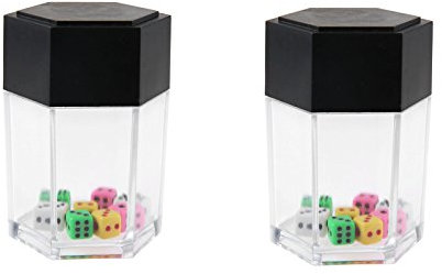Yetaha 2 Stück Zaubertrick Würfel, Explodierende Würfel, Zaubertricks Würfelbombe für Anfänger, für Close Up Zaubertrick Witz Spaß Spielzeug Kinder Geschenk