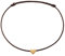 Selfmade Jewelry Fußkettchen Damen Herz Handgemachtes Fußbändchen mit Herzchen Größenverstellbar Inkl. Geschenk-Verpackung (Rosegold - Braun)