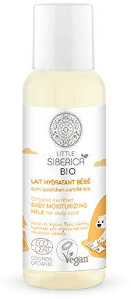 Natura Siberica Little Siberica Lait hydratant pour bébé certifié bio 50 ml