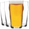 Rink Drink 4 Piece Classic Beer Glasses Set - Nonic No Nick Pub Bar Lager Pint Glass - 570ml