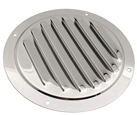 POFET 2 pezzi 4 acciaio inox 316 tondo sfiato aria ventilatore, barca marina cabina ventilazione griglia accessori