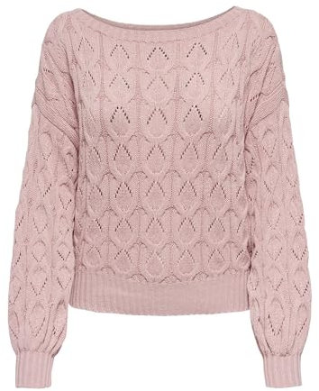 ONLY ONLBRYNN Life Structure L/S PUL KNT Noos Sweater, Adobe Rose, XS Femme