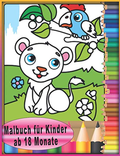 Malbuch für Kinder ab 18 Monate