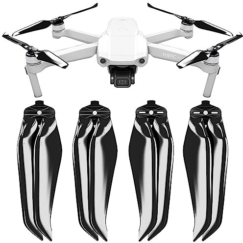 Hélices Master Airscrew Stealth pour DJI Mavic Air 2 - Noir, 4 pièces
