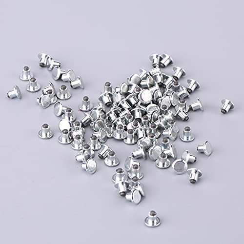 Tornillos de hielo, pinchos para neumáticos, tacos para pista de motos de nieve, 100 Uds. Tornillos de tuerca para neumáticos de rueda de 6,5mm/0,26 clavos para neumáticos de nieve para zapatos de bi