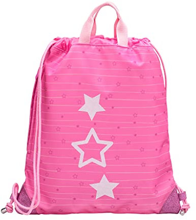 Belmil Premium Turnbeutel Sportbeutel Schuhbeutel Sportsack Mädchen Pink (337-1/P Candy)