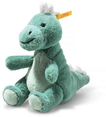 Steiff 067242 Soft Cuddly Friends Joshi Baby T-Rex 16cm, gruenblau