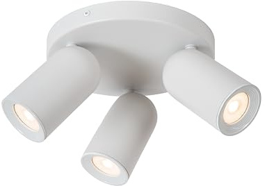 LUCIDE PUNCH - Deckenstrahler - Ø 21 cm - 3xGU10 - Weiß