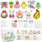 Bluelves Ostern Bügelperlen Set, 5000 5mm Steckperlen, Ostern Muster in Form Küken und Hasen, DIY Basteln Handwerk Kinder Bügelperlen für Kinder Geschenk Osterschmuck