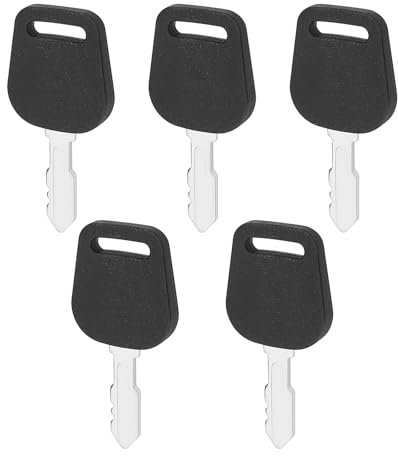 VGOL 5 Stück Rasenmäher-Zündschalterschlüssel Teilenummer 4986400/140401/140403/1714054/532140401 Kompatibel mit John Deere Kompatibel mit Husqvarna