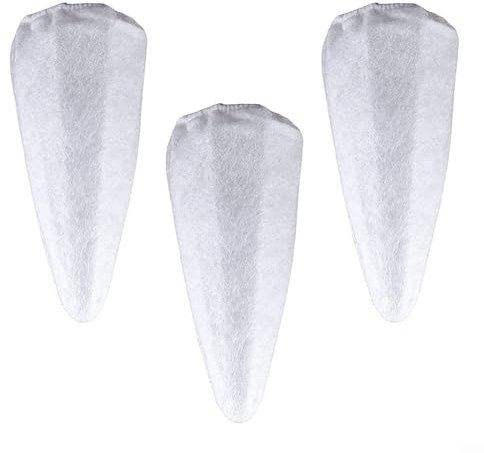 ZAMETTER Bolsa de filtro de piscina, 5 unidades, repuesto de filtro de vacío, bolsas de filtro de arena y limo para aspiradora de piscina (3 piezas), 196SYZ455B3437ZMTO3OS2791W2A