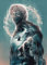 Displate - Poster aus Metal - Middle Earth - The Lord of the Rings Alternative Posters - Frodo The Ring Bearer - Größe L - 67,5x48cm Matt