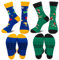 Chalier Cozy 2 Paar Herren Lustige Socken Fussball Geschenk Für Männer,Einheitsgröße