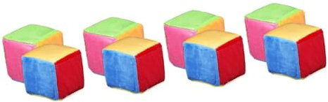 Tofficu 8stücke Einstecktaschen Würfel Weiche Schaumstoffspielwürfel Für Bildungsspiele Große Geschichtenerzähler-würfel Für Kindergarten Und Vorschule Mit Praktischer