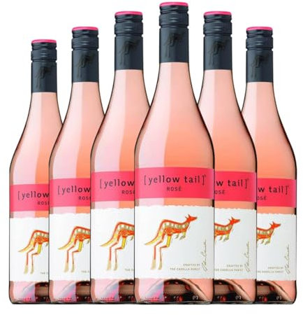 Casella Yellow Tail Rosé Spätburgunder Southern Australia 75 cl Rosé-Wein (Karton mit 6 Flaschen von 75 cl)