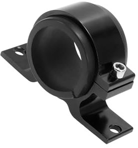 Motoforti Car Oil Fuel Gas Pump Mounting Bracket 46mm Single Clamp Black Long-lasting