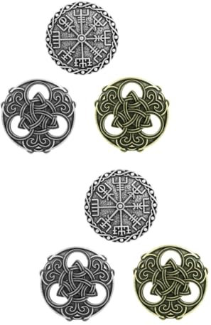 LIFKOME 6pièces Broches Viking Vintage De Épingles Décoratives Nœud Pour Vêtements Et Accessoires De Mode Pour Adultes Et Étudiants