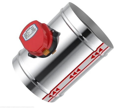 DNMBVQJB Valve d'air électrique 220V en Acier Inoxydable 201, clapet Anti-Retour motorisé for Tuyau de 4 5 100/125mm(100mm)