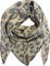 Jeamis XXL Dreieck Strickschal Leopard Warmer Winter Schal Fashion Tuch Dreieckschal Schlauchschal Stola Herbst Frühling Wolle Tuch Leo (Braun)