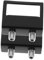 HOMSFOU 2st Fenster Begrenzer Türstopper Schiebetüren Sperren Kindersicherung Fensterstopperschloss Türschnalle Babysicher Schiebefensterstopper Doppelt Aluminiumlegierung Black