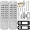 Double Sided Mechanical Code Lock Double Sided Digital Door Lock Double Sided Keypad Gate Lock Chrome-Plated Double Keypad Lock for Indoor Outdoor Use