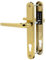 uPVC Door Handle 92mm PZ Sprung Pair for PVC and Composite Doors Gold 210mm Fixing Centres