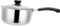Gatuida Stainless Steel Heat Resistant Saucepan with Random Lid Style Single Handle Soup Pot for Cooking Milk Food and More Suitable for Induction and Electric Hobs Without