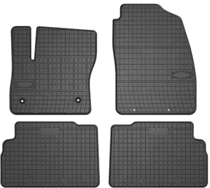 Wielganizator SolidPRO Gummimatten passend für Ford C-MAX MK2 (2015-2019) | Qualität: Premium - Genaue Passform, rutschfest 4-teilig Fußmatten- Schwarz