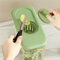 Teiera Vetro Brocca for succhi da 4 litri, brocca for acqua fredda, grande capacità, bollitore freddo, frigorifero Brocca(Green)