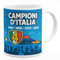 VARZI Tazza Celebrativa Campioni d’Italia 2025 - Edizione Limitata 4° Scudetto Napoli - 320 ml - Idea Regalo per Tifosi - Design Ispirato al Calcio 1956