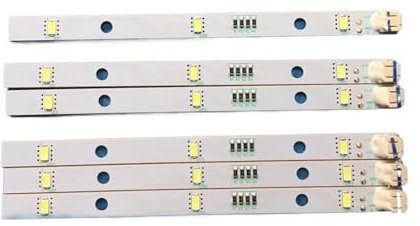 HBALDTEDC Refrigerator LED Fridge Light Bar, Freezer Refrigerator LED Strip Light E349766 MDDZ-162A HCDM415L DC12V 0.6W White 16x1x8cm