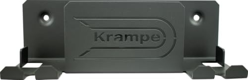 Krampe Ladegeräthalter für E-Bikes - Wandhalterung aus Aluminium für E-Bike Ladegerät - Made in Germany - Anthrazit - inkl. Montagematerial