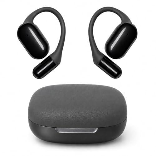 GYQX Auriculares Inalámbricos Bluetooth 5.4 Open Ear, Cascos Inalámbricos Bluetooth con Gancho Deportivo, Auriculares Inalámbricos de Oreja Abierta, IPX7 Impermeables, 50H, Micrófono