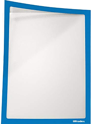 Ultradex 889307 Infotaschen magnetisch für DIN A3, blau