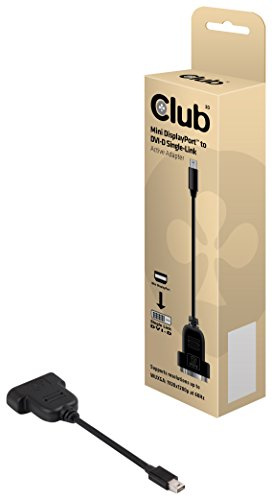 Club 3D Mini DisplayPort auf DVI-D Single Link Aktiver Adapter