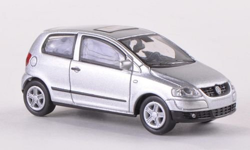 VW Fox, Silber, Modellauto, Fertigmodell, Norev 1:87