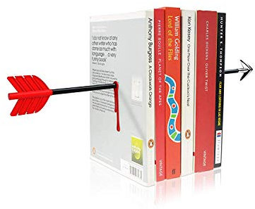 Mustard M15009 Arrow Bookends - Indianer Pfeil Buchstütze Magnetische Buchstützen Kunststoff-Pfeil