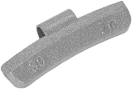 Sealey WWAH30 30g Wheel Weights Hammer-On Plastic Coated Zinc - Alloy Wheels - Pack of 100