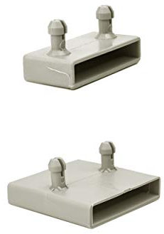 Lattenhalter-Set, 53 mm, für Metallbetten, 30 Seiten und 20 Mitten