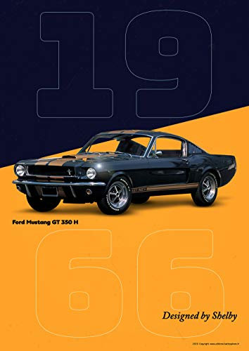 Poster Ford Mustang Shelby GT 500 Eleanor 1967 Wand Kunst