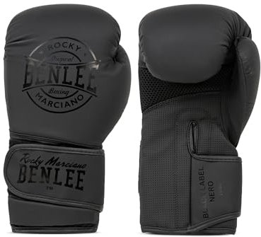 Benlee Boxhandschuhe aus Kunstleder Black Label Nero Black 14 oz